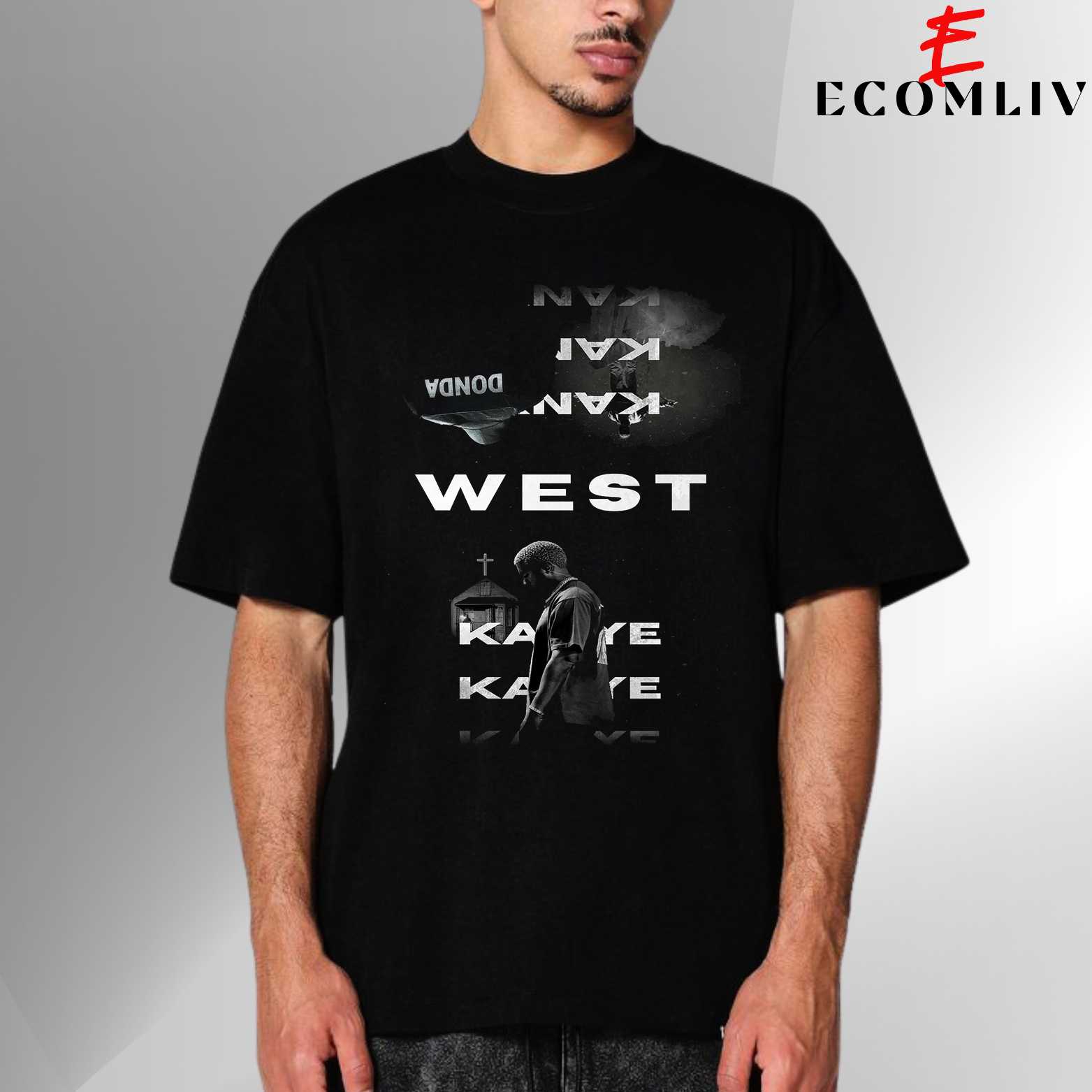 Kanye West Vintage T-Shirt, Unisex Hip Hop Tee, Streetwear Shirt